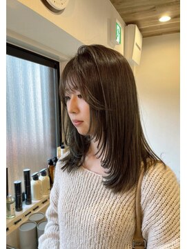 ニードバイスケール(NEED by SCALE) やわらかオリーブグレージュ×ぷつっとレイヤー