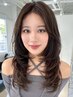 【平日限定】似合わせカット+カラー　明るい白髪染め◎　髪質改善/白髪染め