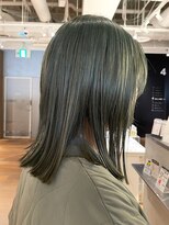 ヘアーエスクールシーユー 枚方T-SITE店(hair S.COEUR×Cu) オリーブカラー/枚方美容室/大阪美容室