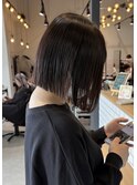 顎下ショートボブ