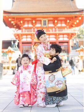 愛和服 渡嵐山月橋店 七五三