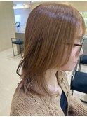ミルクティーベージュ×インナーカラー