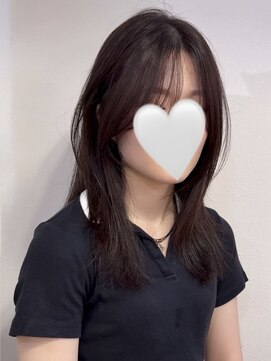 カミケン 黒岩店　kamiken・ 大人可愛い◎ミディアムレイヤーカット【カミケン黒岩店/福島】