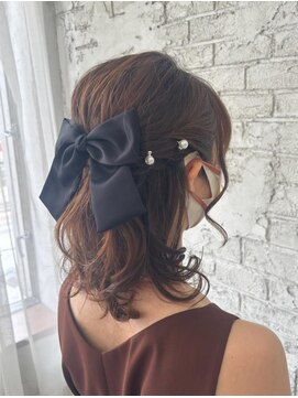 プライズ 池袋店(prize) ハーフアップアレンジ ヘアセット 池袋 ヘアメイク