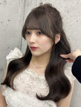 エヌアイ オモテサンドウ(ni omotesando) ☆ハーフアップアレンジ お顔周りカット☆