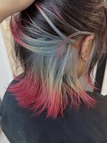 ヴェルデ(Verde)&nbsp;インナーカラー水色×ピンクグラデーション