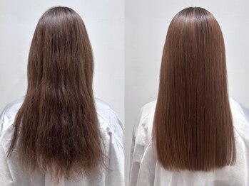 ウィーブス セタガヤ(weaves -SETAGAYA-)の写真/通うほど美髪へ！気になるパサつき、うねりに特化◎髪質改善メニューが大人気！扱いやすい髪へと導きます★