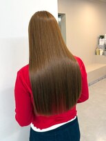 エトレ(etore)&nbsp;ブリーチなしダブルカラー/ブラウンベージュ/ストレートロング