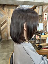 エカム(e-kam)&nbsp;【e-kam】髪質改善グレージュボブ