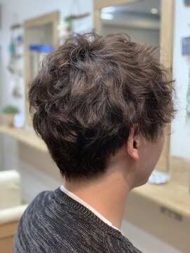 キュアキュア(Cure2) 【メンズパーマ】マッシュ系ちょいハードパーマでうざバング