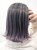 『D'na』パープルバレイヤージュ　清水