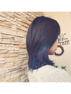 ヘア ミーツ ドレス プレローマ(HAIR meets dress pleroma) ヘルシーレイヤー3Dカラー