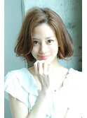 大人可愛いオフィスボブ