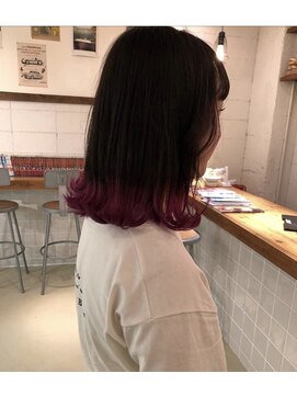 エル(EL by green) ［Kotaro］モーブヴァイオレット×外ハネミディ