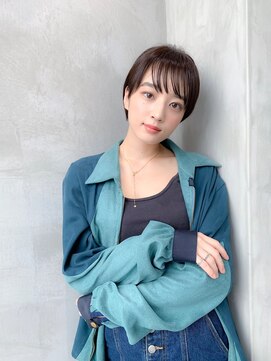 オースティン 流山おおたかの森(AUSTIN) 大人かわいい前髪セシルカットココアブラウンフリンジウェーブ