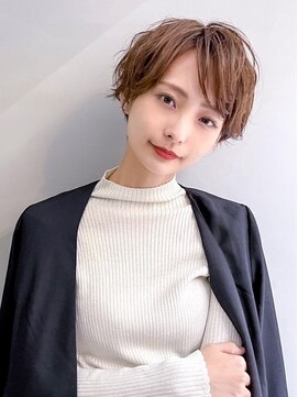 オーブ ヘアー カラ 今福鶴見店(AUBE HAIR cara) 20代・30代_垢抜けマッシュショート