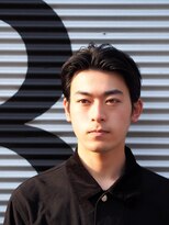 サン(3)&nbsp;爽やか　かき上げ　オールバック　ビジネス　黒髪　スーツ　3