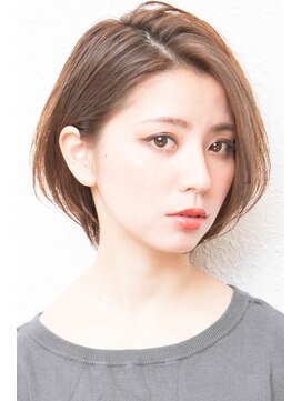 モニカ 西宮北口(Monica) 前下がりボブ・  内巻きワンカール・  ボブショート・暗髪