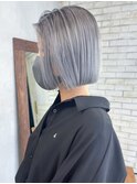 ブルーシルバーブルーグレージュこなれミディ_ba392393