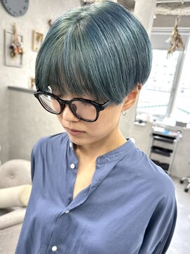 ランド 千葉(land) ブリーチカラー　グリーン