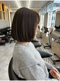 似合わせカット愛され顎ラインボブアンニュイ色気色っぽボブ