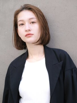 レトン 銀座(leton) ボブ/切りっぱなしボブ/ショートボブ/ハイライト/カール/銀座