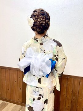 ヘアーサロン プアメリア(Puamelia) 10代20代30代40代人気和装浴衣着付け大人かわいいヘアセット