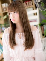 カバーヘア ブリス 志木南口駅前店(COVER HAIR bliss)&nbsp;透け感大人かわいい小顔ミルキーベージュh3志木20代30代40代