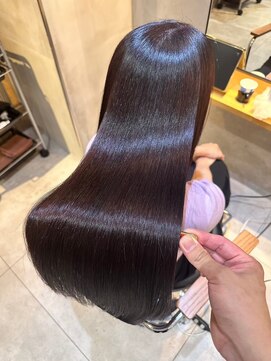 ジーナ 船橋(Zina) 髪質改善*ロングレイヤーグレーベージュ*美髪【Zina船橋】