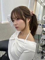 ロンド マーレ 天神大名店(Lond mare) 韓国くびれヘア/ふんわりカール/韓国ヘア/ショコラアッシュ