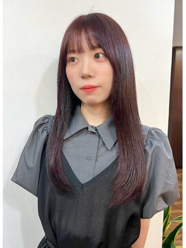 リコバイアフロート(riko by afloat) レイヤーカット/ピンクラベンダー/暖色カラー