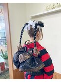 ツインテール　成人式セット