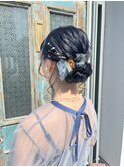 ふわっとシニヨン