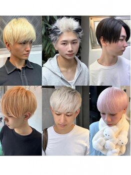 ヴェルデ(Verde)の写真/メンズのハイトーンもお任せ！ホワイト系カラーが得意☆何色でもお任せを◎【ハイトーン/武蔵小山】