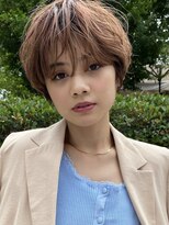 アミー 駒澤(Ammy komazawa)&nbsp;#切りっぱなしボブ #前下りボブ #顔周りレイヤー #小顔カット