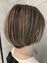 プラスシー(+C)&nbsp;大人ハイライトショート！福岡ハイライト/福岡白髪ぼかし