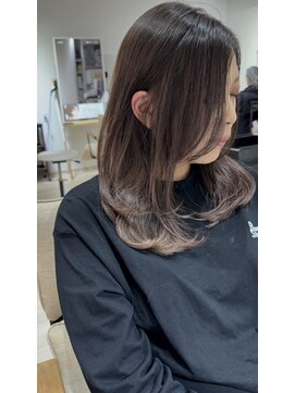 エメ(aimer) ブリーチカラー/グレーパープル/弘前市