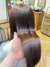 【川口指名限定】圧倒的髪質改善ストレート＋美髪カット＋ケラチンTR　￥28000