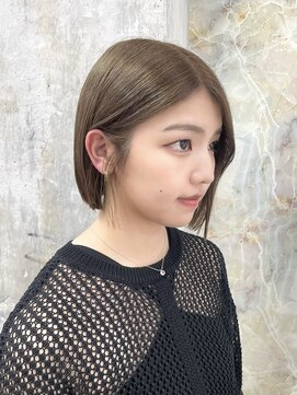 カシェル(cashel kishaba) 『ブリーチなしほんのりオリーブベージュ』