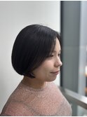 横顔すっきりボブ　AIR銀座タワー　藤本麻衣