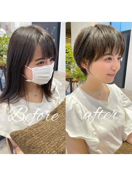 ビュートヨナカ(VIEW TOYONAKA) 【３０代４０代５０代】マイナス5歳ショートボブ/阪急豊中/小顔