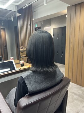 ダークグレージュ☆グレージュカラー☆暗色カラー