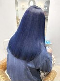 【関日葉里】ブリーチでつくる高発色ブルー