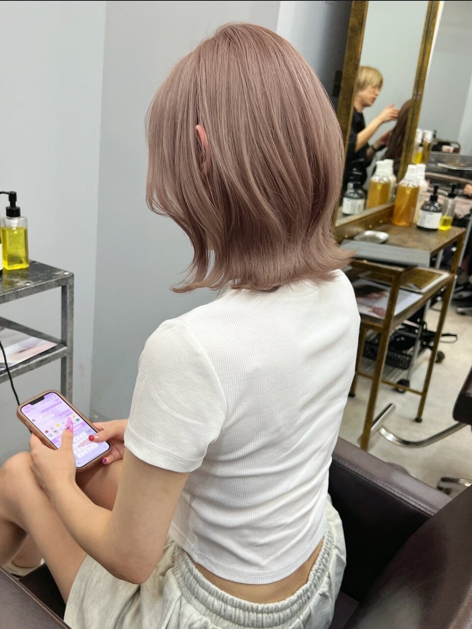 ケアブリーチ+ダブルカラー+2stepTR\15000