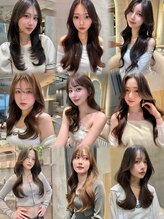 アンフィニー 仙台(ANFINI)&nbsp;仙台レイヤーカット韓国前髪顔周りハッシュカット学割髪質改善