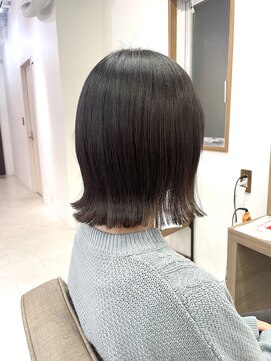 ルアン 上通り(ruen) 外はね　くびれボブ　ボブ　髪質改善　トリートメント　熊本