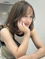 ロンド マーレ 天神大名店(Lond mare)&nbsp;大人ガーリー/小顔/ミディアムレイヤーカット/似合わせカット