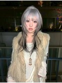 エンドカラー/ケアブリーチカラー/ルーツカラー/姫ウルフ