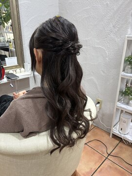 ボクノ 3号店(bokuno) ねじねじハーフアップ