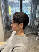 グラフィーサッポロ(Graphy sapporo)&nbsp;メンズパーマ　フェザーパーマ　メンズカット　センターパート